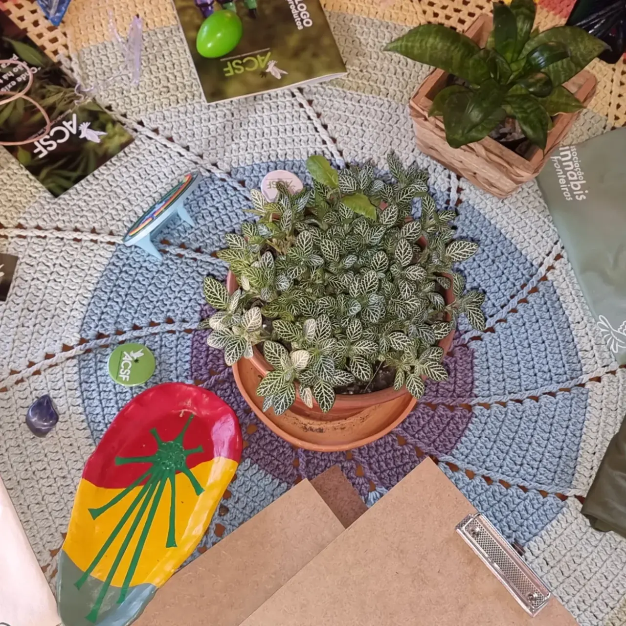 Vivianne, Vasos Alquímicos, cerâmica pintada à mão