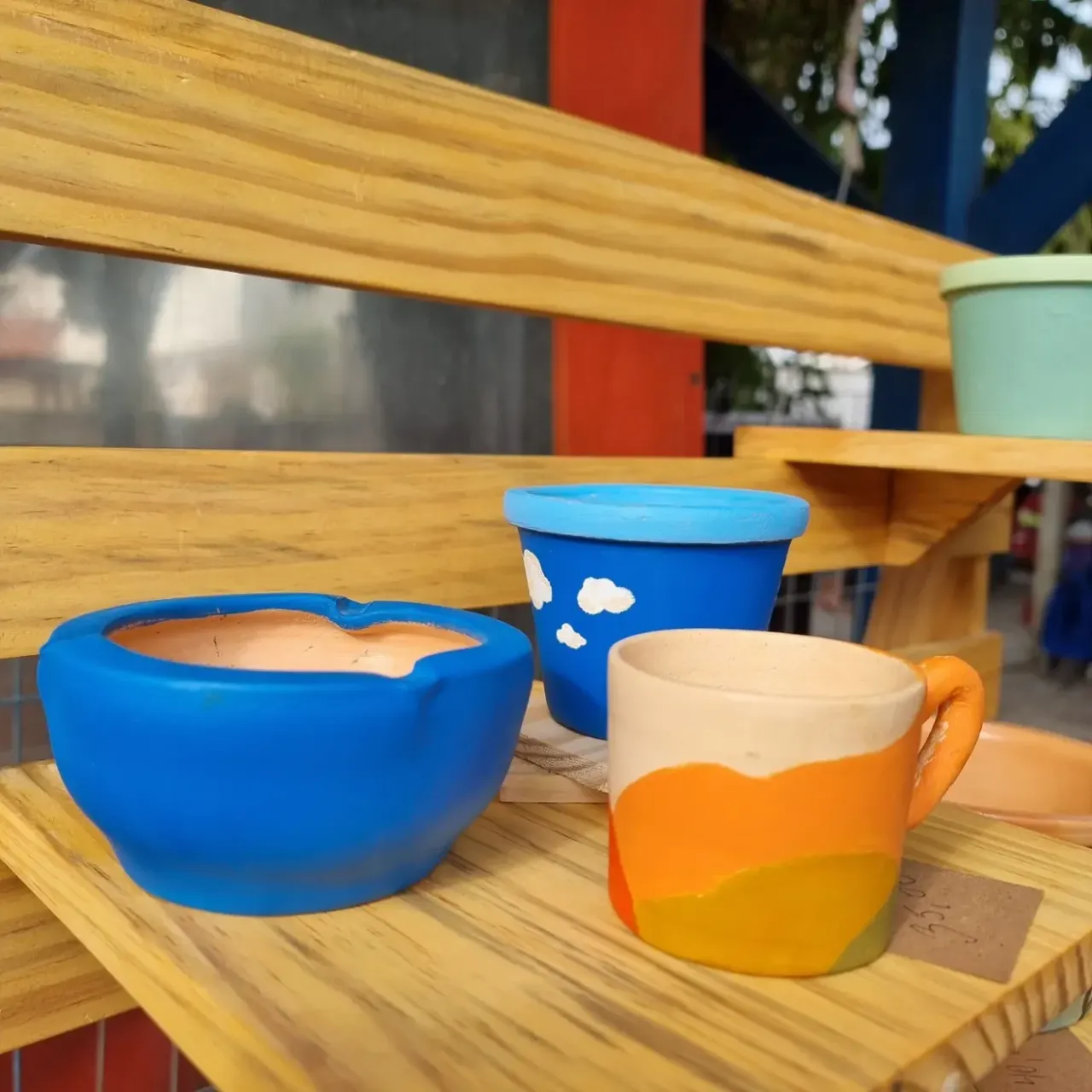 Vivianne, Vasos Alquímicos, cerâmica pintada à mão