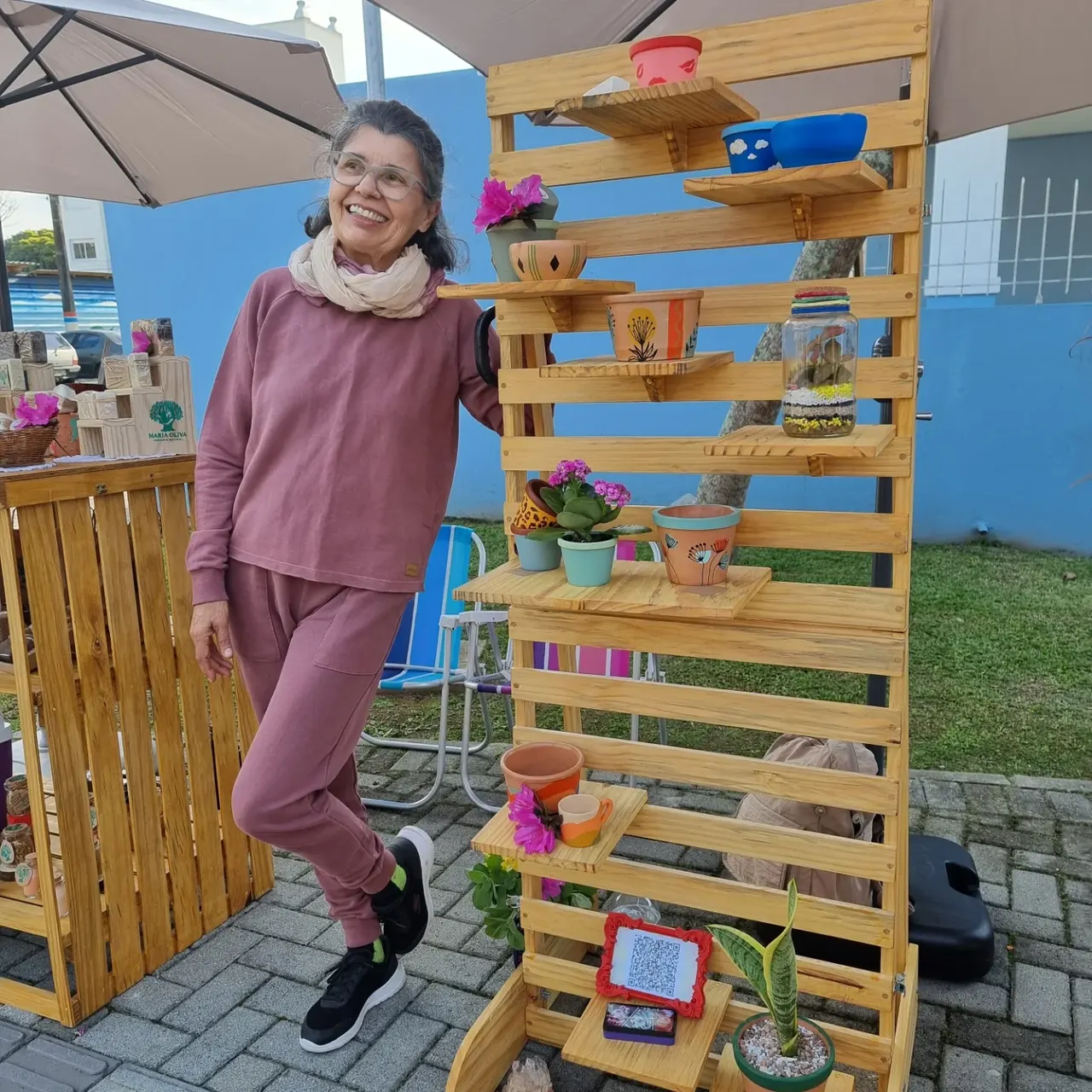 Vivianne, Vasos Alquímicos, cerâmica pintada à mão